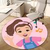 1pc Ms Rachel4 Design Printed Area Round Carpet for Bedroom Living Room Home Decor Rugs Mat Non Slip Mat Rug for Bedside
