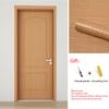Self-Adhesive Wood Grain Door Sticker Peel & Stick Wooden Vinyl Wrap Furniture Renovation, Waterproof Wardrobe Cabinet Film Home Decor Wallpaper