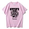 CARESS YOUR SOUL RINGER TEE Rock Band Sticky Fingers STI FI Tshirts Short Sleeve Cotton Male T-shirt Graphic Print T Shirt Mens