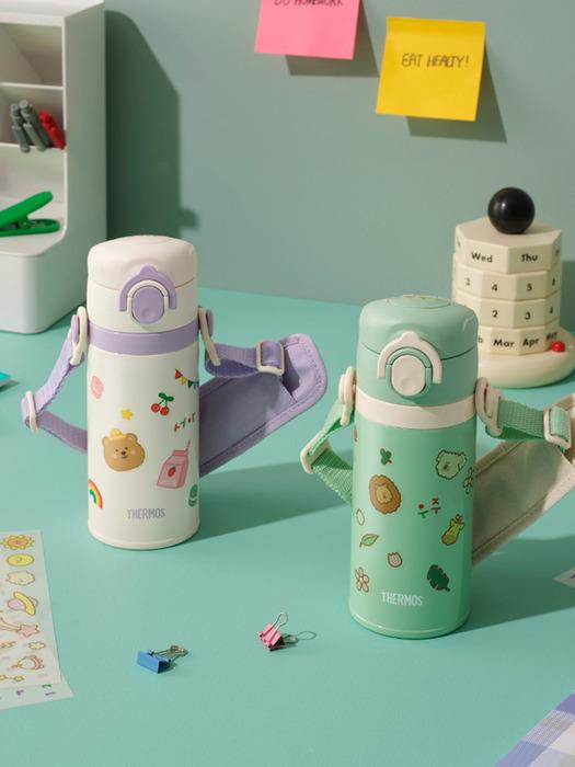 THERMOS Thermos Insulated One-Touch Strap My Design Bottle JOI-350K (350ml) Basic Sticker Included