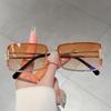 New box high-end gem sunglasses, Millennium Spice Girls, sweet and cool trendy street shot concave sunglasses