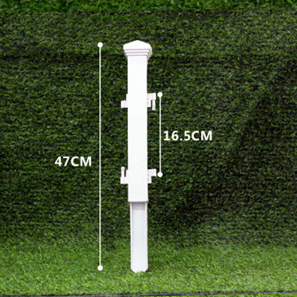 Multi Size Garden Fence Edging Border Lawn White Decorative Picket Pet Fences Yard Panels Path Edgings Farm Garden Decors
