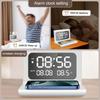 3 In 1 Wireless Charging Station Creative Charging Stand with Clock and Calendar for iPhone 16 15 14 Pro Max Plus