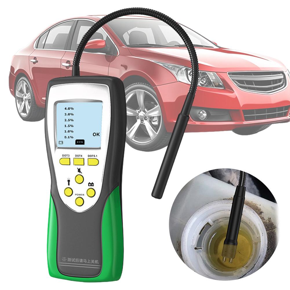 DY23B Automobile Brake Oil Detection Pen LCD Digital Brake Fluid Moisture Tester Portable Accurate Automotive Oil Content Check