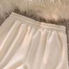 Pantaloncini sportivi da donna con coulisse elastico in vita design pantaloni da yoga casual taglie forti