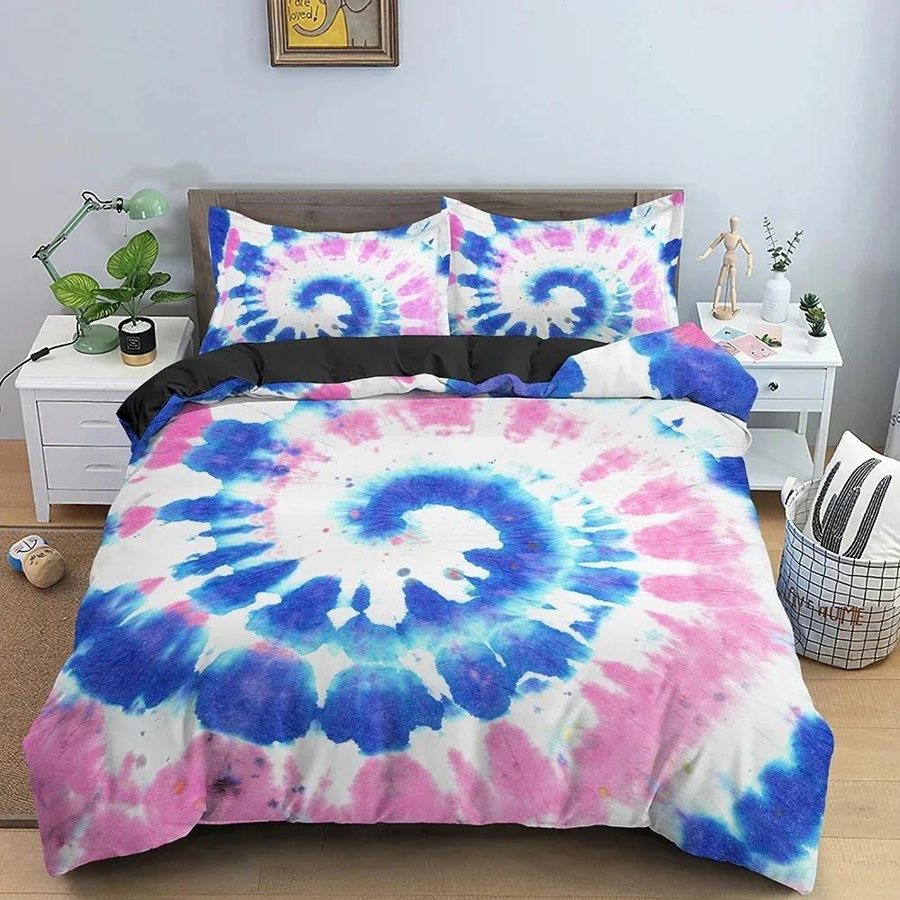 Top Geometry Duvet Cover Colorful Pattern Bedding Set For Bedroom 3D Print Comforter Quilt Covers Useuau Single Double Size