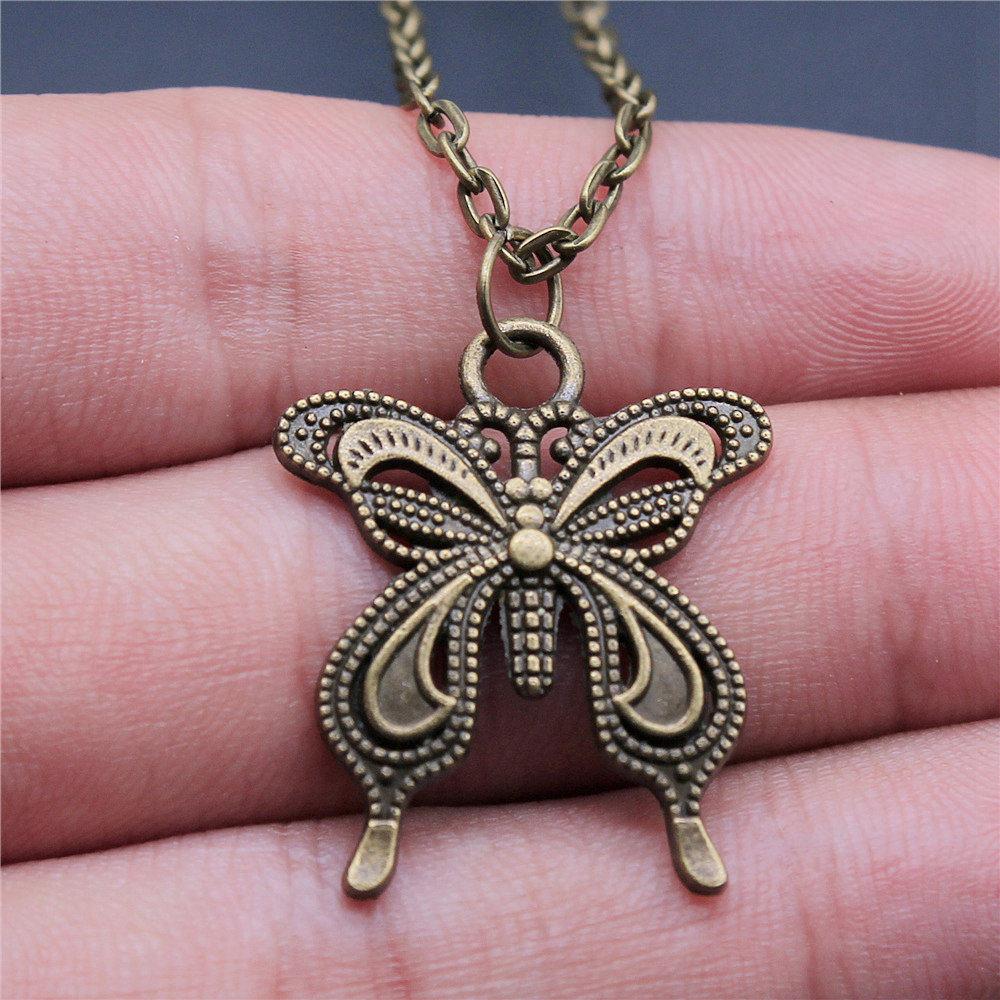 Necklace On The Neck 43cm Chain Insect Butterfly Kids' Jewelry Materials QN041