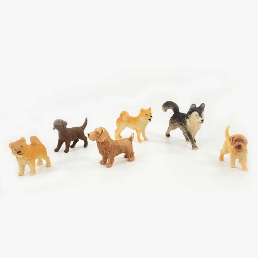 Animal Figures - Dogs Figure Set 6 Pcs