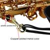 Saxophone Strap Neck Leather Strap Saxophone Lanyard For Adult Children Soprano Tenor Alto Baritone Sax Musical Instrument
