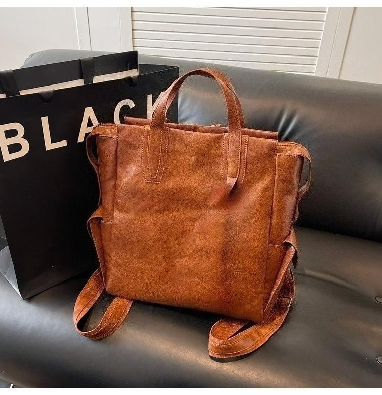 Backpack for Women, Large Capacity, Casual and Versatile, Commuting Schoolbag, Street Trend, High-end Style, Travel Backpack