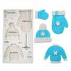 Candy Mold Sweater Gloves Shapes Design Baking Accessories for Kitchen Use