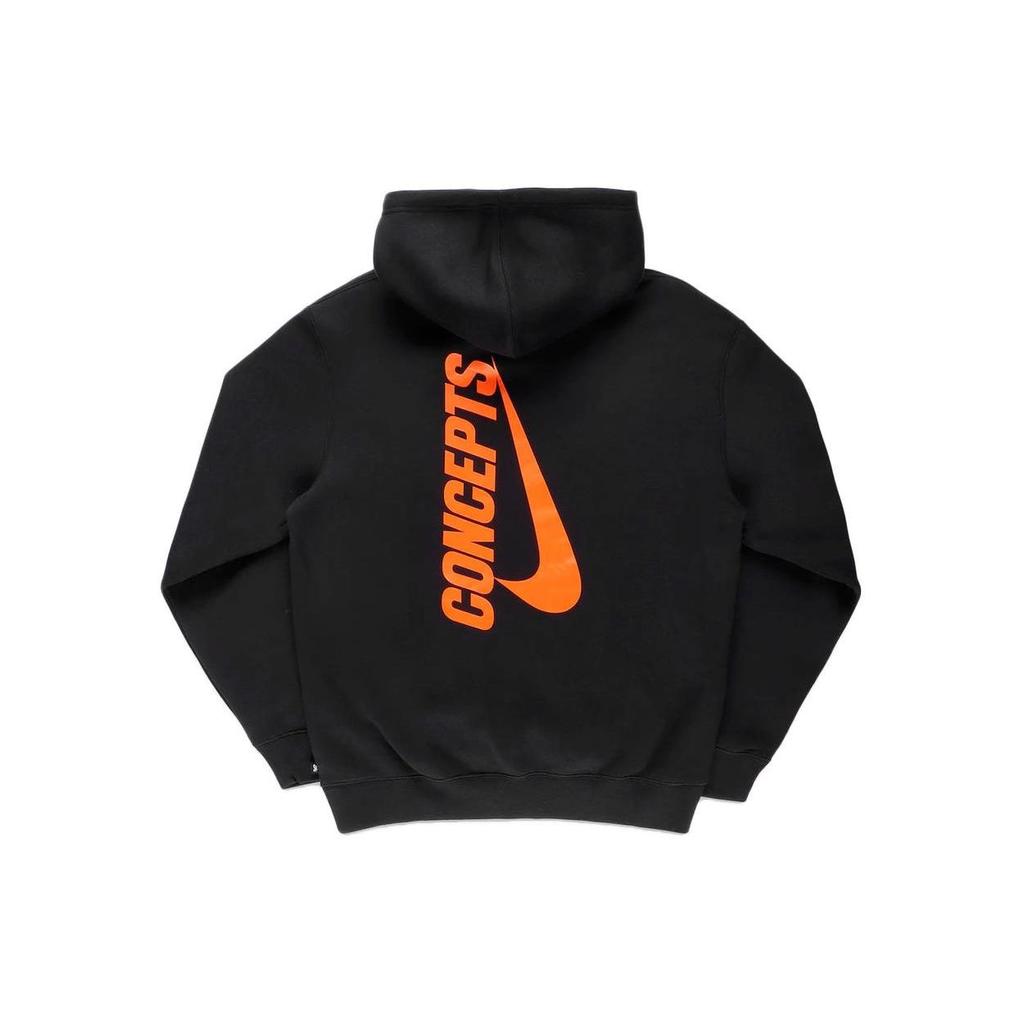 Nike SB x Concepts Fleece Hoodie Black/Orange Unisex Tops DH2927-010