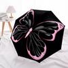 1pc Butterfly Wings Automatic Open/close Folding Umbrella, Compact Portable Travel Umbrella,Durable Construction Yy250814160