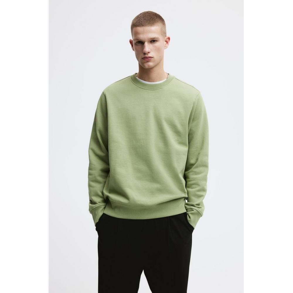 

Толстовка стандартного кроя HM зеленая