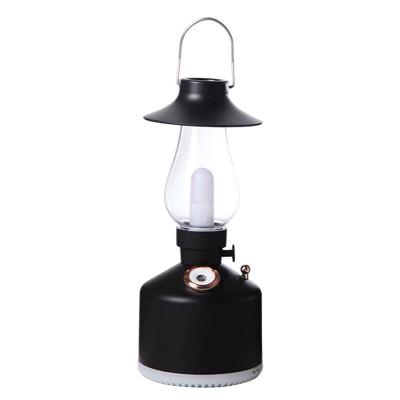 2026 New Retro Hat Style Kerosene Lamp Humidifier for Bedroom, Desktop, Outdoor & Camping Aromatherapy.