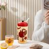 Pottery Cup Christmas Mug Xmas Gift Casual Decor 400ml Lightweight Coffee Drinking for