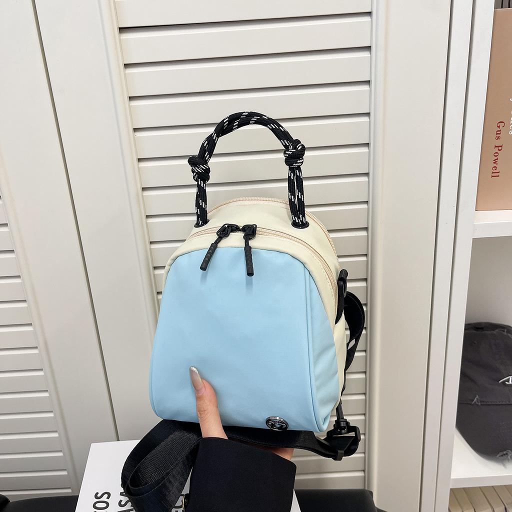 Schoolbag1011 Classic Japanese New Lightweight Simple Handbag Korean Large Capacity Shell Bag One Shoulder Crossbody Backpack