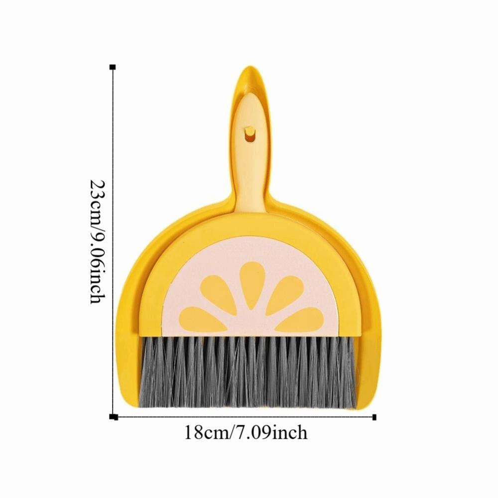 Set Carino Piccolo Scope Paletta Portatile Tastiera Piccola Scopa Manuale Spazzare Viaggio