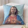 Federa Cuscino Coniglio Stile Nordico Nicolas Cage Peluche Corto Setoso Cerniera Invisibile Antipolvere Federa Cuscino per Divano per Decorazione Casa