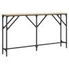 VidaXL Console Table Sonoma Oak 140x23x75 Cm Engineered Wood 837773