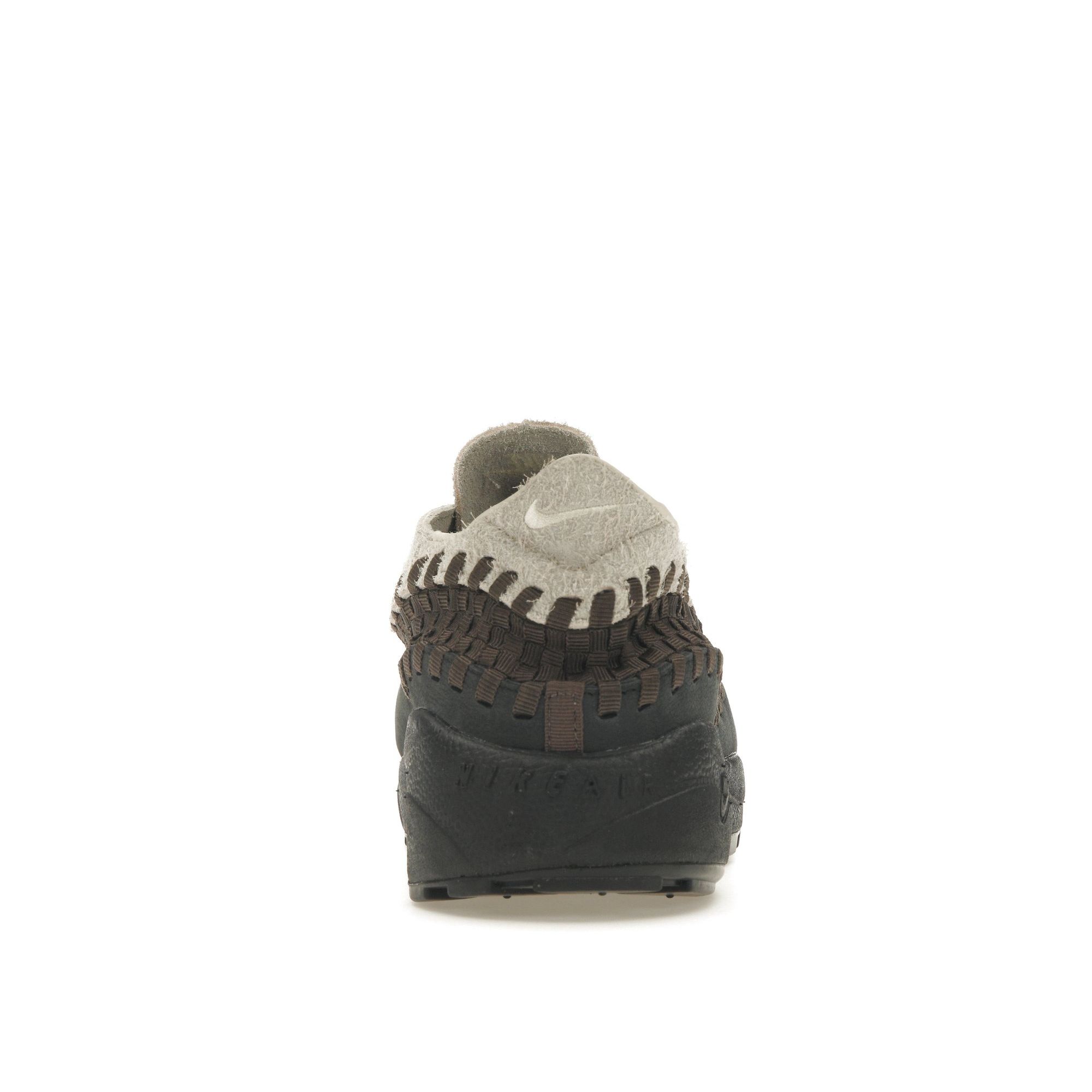 Nike Air Footscape Woven Phantom Earth Женские кроссовки Кремово-черные FZ4340-100 37.5 — фото 6