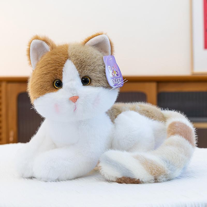 Plush Cat Toy With Pp Cotton Filling For Kids And Gift Giving