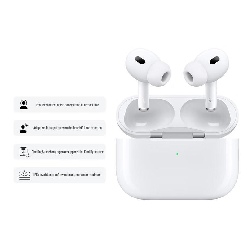 

Apple AirPods Pro 2 with MagSafe Charging Case (USB-C)