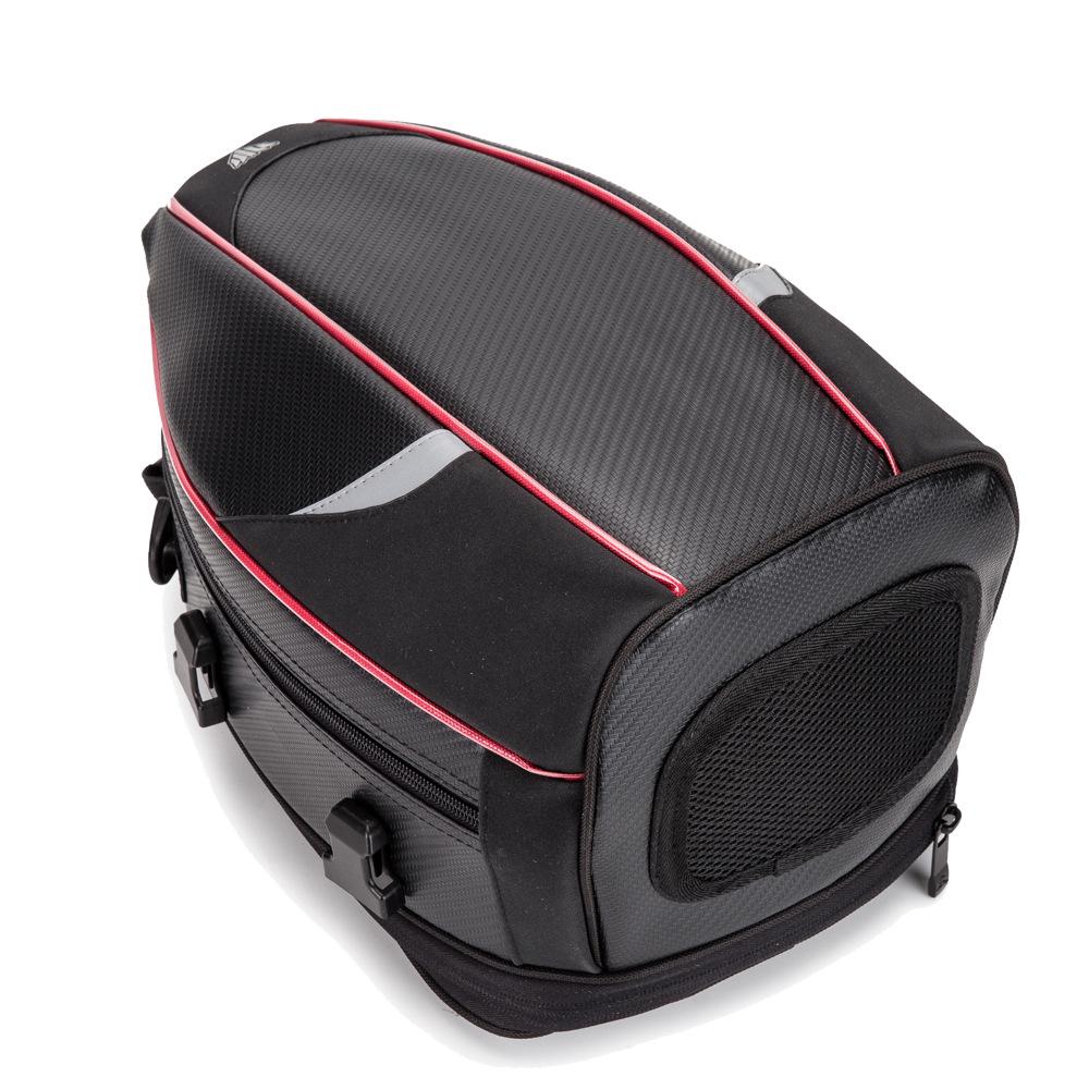 Motorcycle Tail Bag: Multifunctional Rear Seat Gear with Large Capacity for Helmets