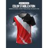 Men's Color Block Shirt, Active Short Sleeve Crew Neck Rash Guard for Fishing Hiking Outdoor