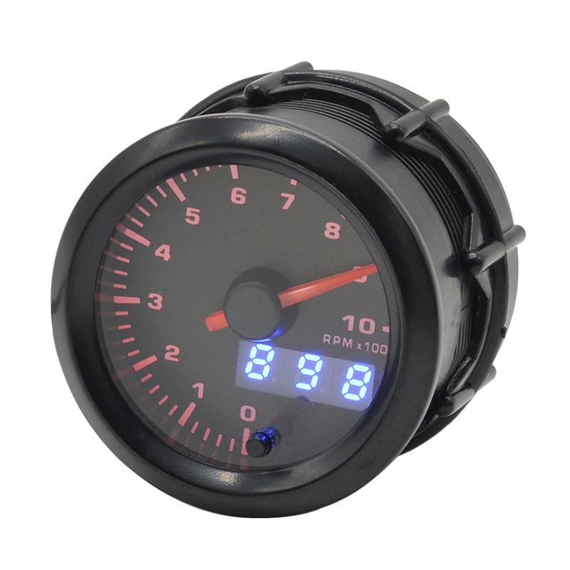 Dragon 52mm Auto 7 Farben LED Doppelanzeige Ladedruck Wassertemperatur Öltemperatur Druckanzeige Volt Luft-Kraftstoff-Verhältnis EGT Gas Drehzahlmesser RPM Anzeige