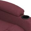 Massage Chair Burgundy Fabric