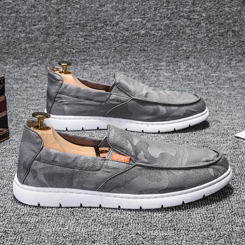 Pánské Boty Letní Plátěné Boty Prodyšné Pohodlné Outdoor Nazouváky Vycházkové tenisky Klasické mokasíny Pro muže