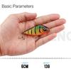 6cm/8cm/10cm Slider Jerkbait Sinking Wobblers For Pike Crankbait Fishing Lure Rattling And Vib For Winter Fishing Tackle