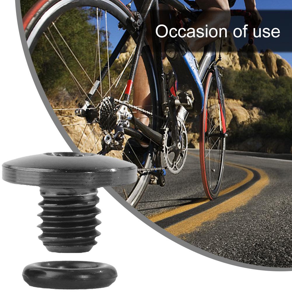 M5 Bicycle Hydraulic Disc Brakes Screw Bike Bleed Screw Bolt With O-Ring Parts For Shimano XT, SLX, Zee, Deore & LX