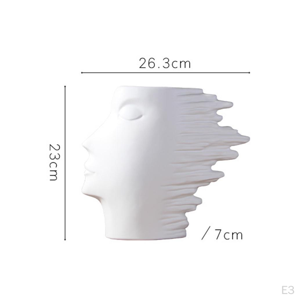 Ceramic Modern Arts Vases Minimalist Abstract Human Statue Flowers Vase Decoration Indoor Pot er for