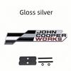 Adesivo Distintivo Metallo 3D JCW John Cooper Works Griglia Anteriore Emblema Portellone Posteriore Decalcomania