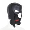 Masques de Cosplay d'halloween pour femmes et hommes, masque de fête en cuir, à capuche entièrement couverte, masques avec bandeau amovible, accessoires
