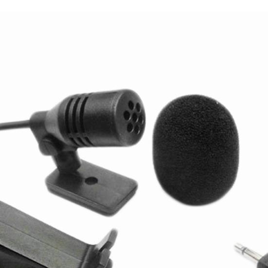 2.5mm Elbow Mono Radio Bluetooth-compatible Car Auto DVD Microphone Paste Type Loud Speaker