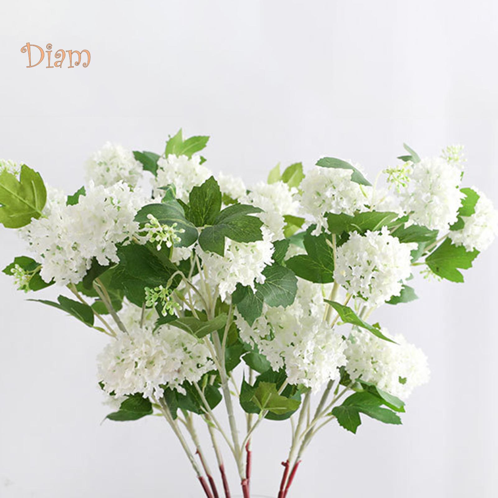 

LCP 1Pc 5-Head Искусственная Hydrangea Поддельные Цветок Свадебный Главная Гостиная Декор
