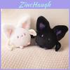 Adorable Round Plush Bat Toy Soft Stuffed Animal Doll For Girls Cozy Bed Pillow Gift