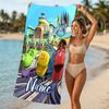 Customizable Personalized Beach Towels Chuggington Themed designs.Suitable for the Beach, Yoga, Sports;ideal As Beach Accessories