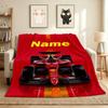 Benutzerdefinierter Name Ferrari Flanell Decke Überwurf Weich Warm Sofa Bett Dekor Einzigartiges Geschenk