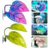1/2pcs With Suction Cup Betta Fish Rest Leaf PP Artificial Betta Fish Leaves  Fish Spawning Resting