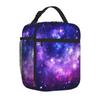 Bestseller Viola Blu Galassia Nebulosa Tono Terroso Termico Portavivande Aziendale Pranzo Borsa Frigo per Cibo
