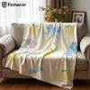 Summer Beach Ultra Soft Sherpa Fleece Blanket Fluffy Warm Halloween Cozy Throw for Sofa Couch Bedroom Gift All Season