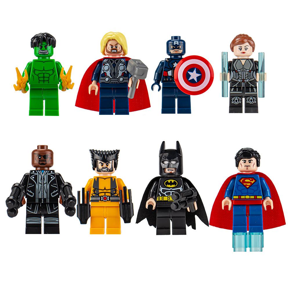 Non-Toxic Building Blocks Humanoid Dolls Toys Mini Figures Children'S Toys Figures Assemble Toys Creeper For Kids Educational Toys