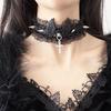 Chic Spicy Girl Leather Bell Choker Necklace – Unique Minority Design