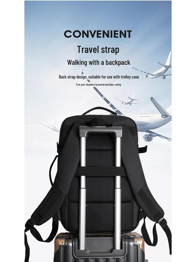 Large Capacity Multifunctional Laptop Backpack with USB Port - Unisex Travel and School Bag