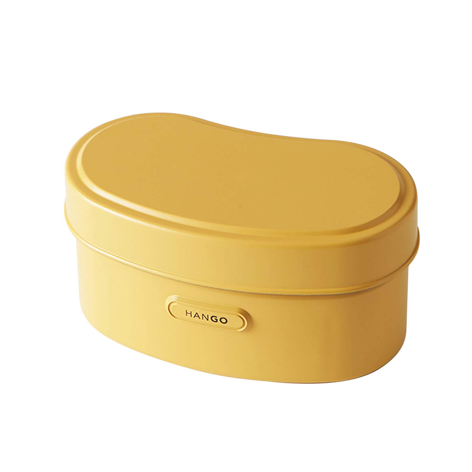 

Takenaka Lunch Box HANGO LUNCH Microwave Safe Yellow Upper 200ml Lower 300ml T-96435