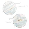 Hair Claw Hollow Five-Pointed Star Shape Hair Clip Medium Size Back Head Shark Hair Claw Anti-slip Teeth Strong Grip Hair